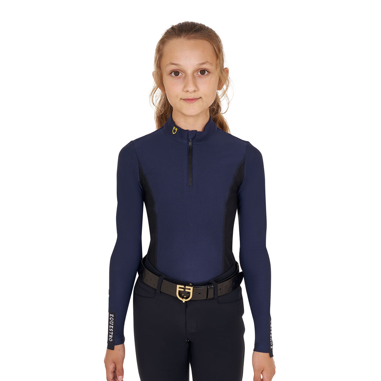 Maglia tecnica da allenamento bambina Equestro