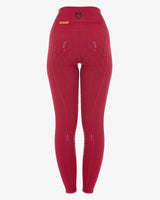 Leggings bambina Equestro full grip con logo scooter