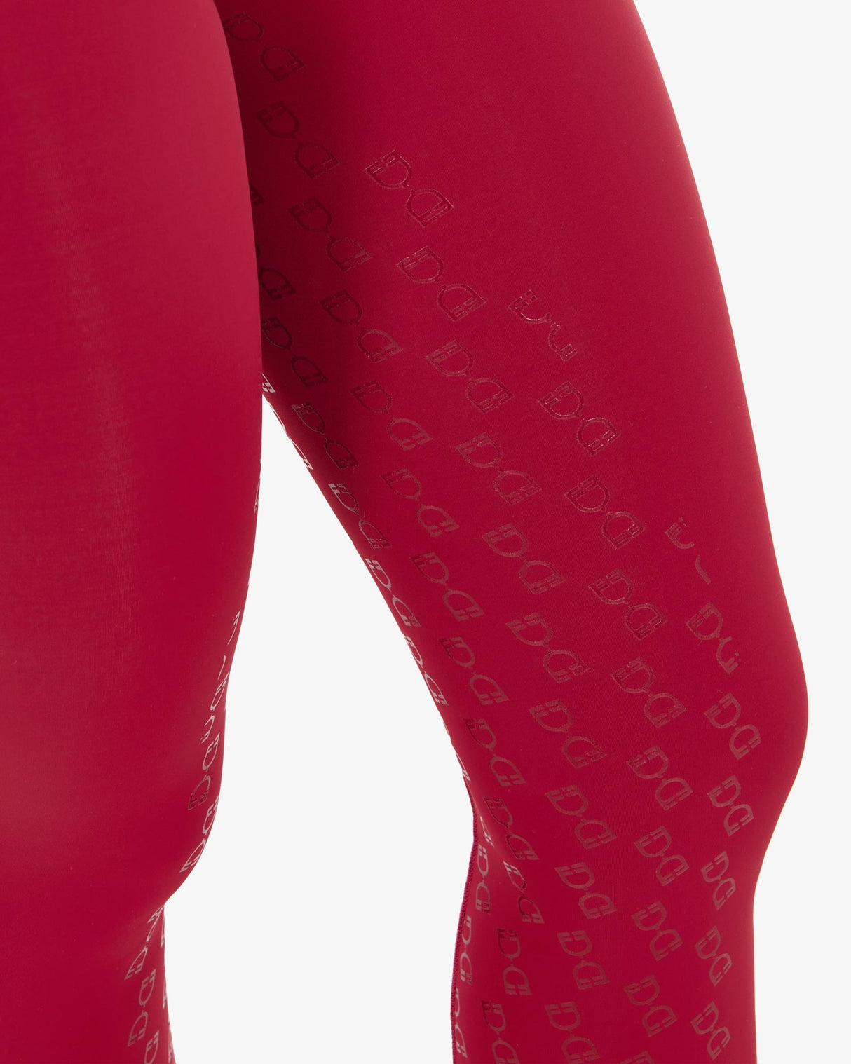 Leggings bambina Equestro full grip con logo scooter