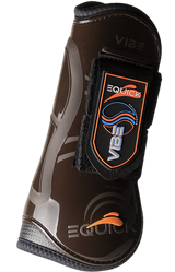 Stinchiere Vibe Equick con velcro marrone