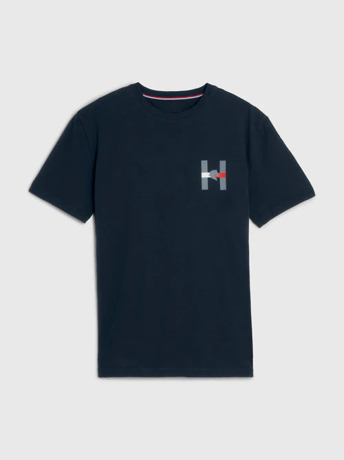 T-shirt uomo con stampa Tommy Hilfiger desert sky