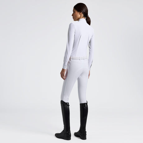 Camicia da gara Donna Cavalleria Toscana a Maniche Lunghe con Pettorina Termonastrata