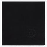 Coperta tecnica in pile nero con logo ricamato tono su tono Cavalleria Toscana