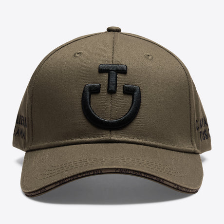 Cappello in cotone Cavalleria Toscana con logo ricamato