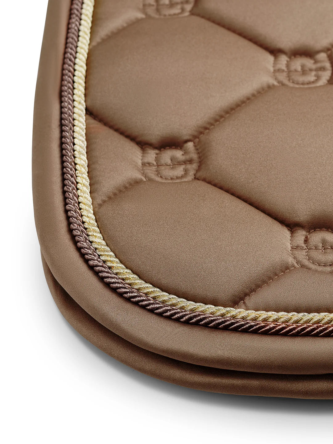 Sottosella da dressage e cuffia Champagne Equestrian Stockholm