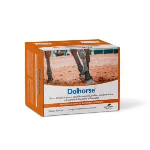 DOLHORSE (20 buste da 35 ml) – Mangime complementare per cavalli