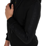 Felpa bambina full zip con pile interno Equestro nero