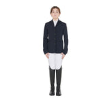 Giacca da gara bambini slim fit quattro bottoni Equestro