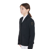 Giacca da gara bambini slim fit quattro bottoni Equestro