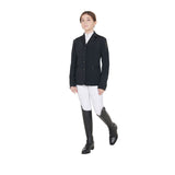 Giacca da gara bambini slim fit quattro bottoni Equestro