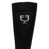 Calza tecnica elasticizzata con logo Equestro e bandiera italiana