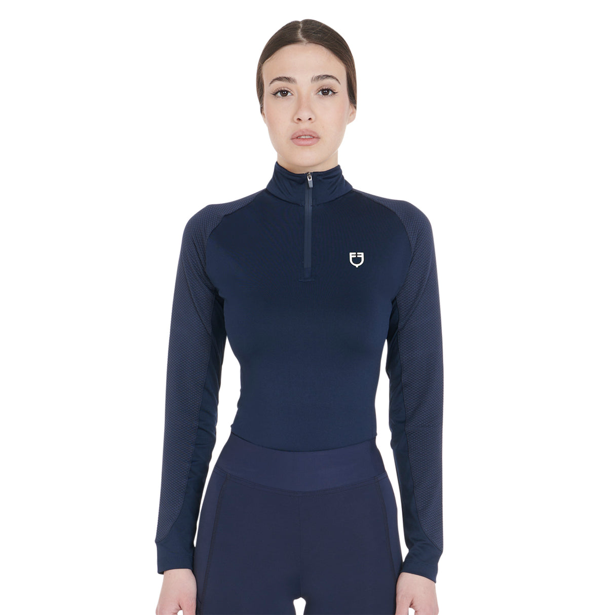 Maglia termica da allenamento donna manica lunga Equestro