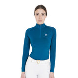 Maglia termica da allenamento donna manica lunga Equestro