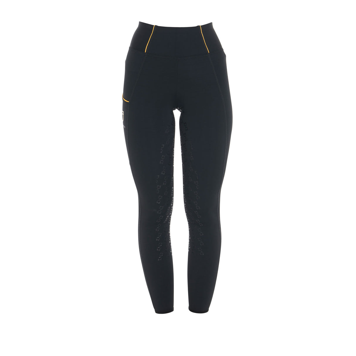 Leggings donna slip fit full Grip Equestro nero