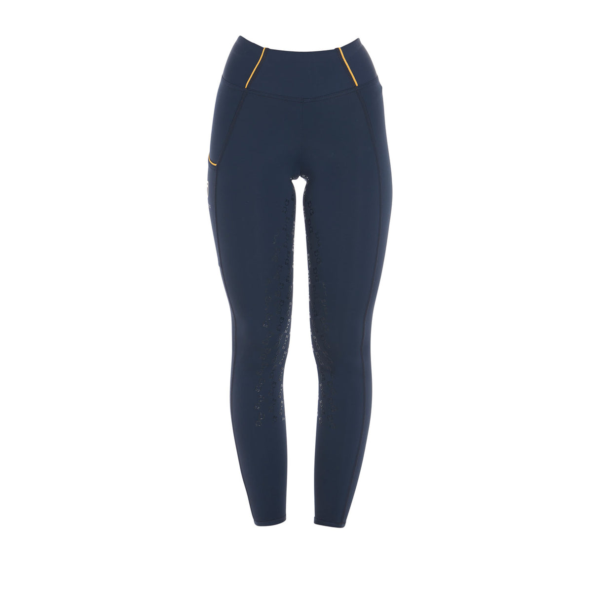 Leggings donna slip fit full Grip Equestro blu