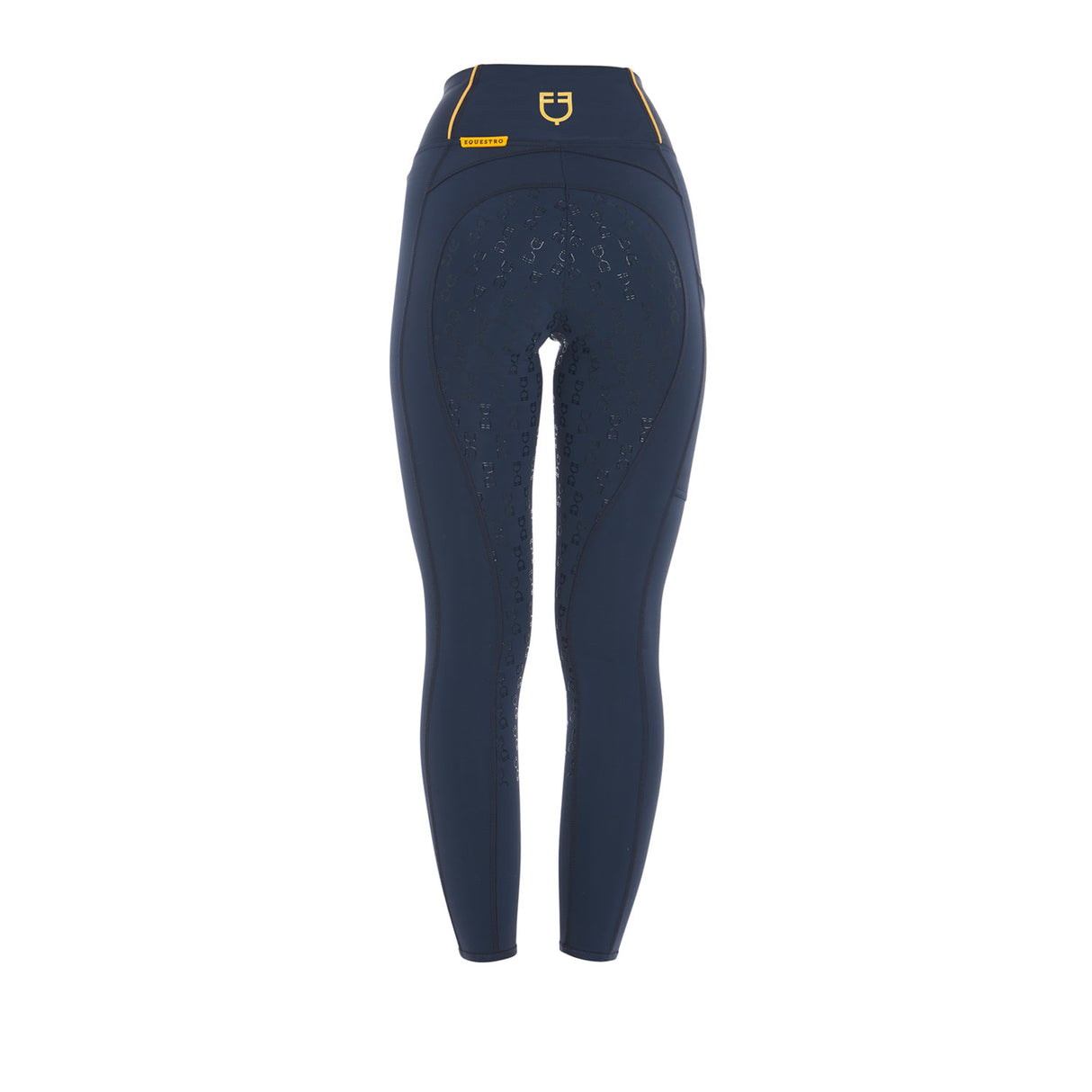 Leggings donna slip fit full Grip Equestro blu