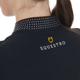 Polo tecnica da allenamento con strass donna Equestro