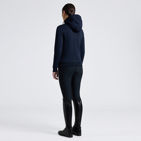 Felpa da Bambina Cavalleria Toscana in Cotone con Zip e logo con cuore