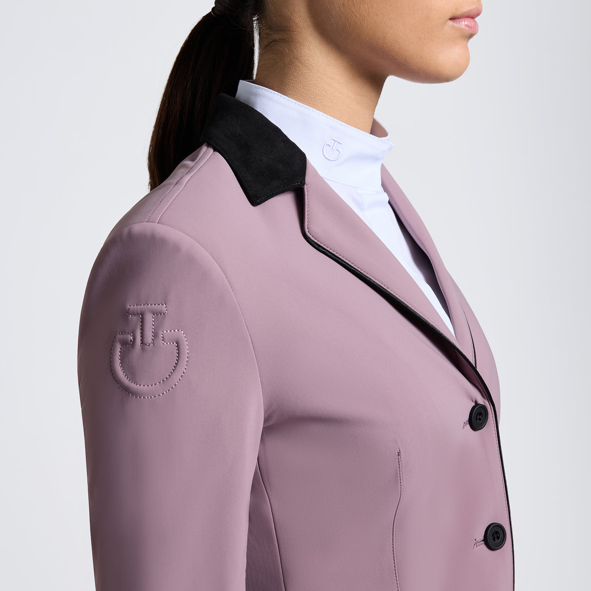 Giacca da competizione per bambina Cavalleria Toscana violetto