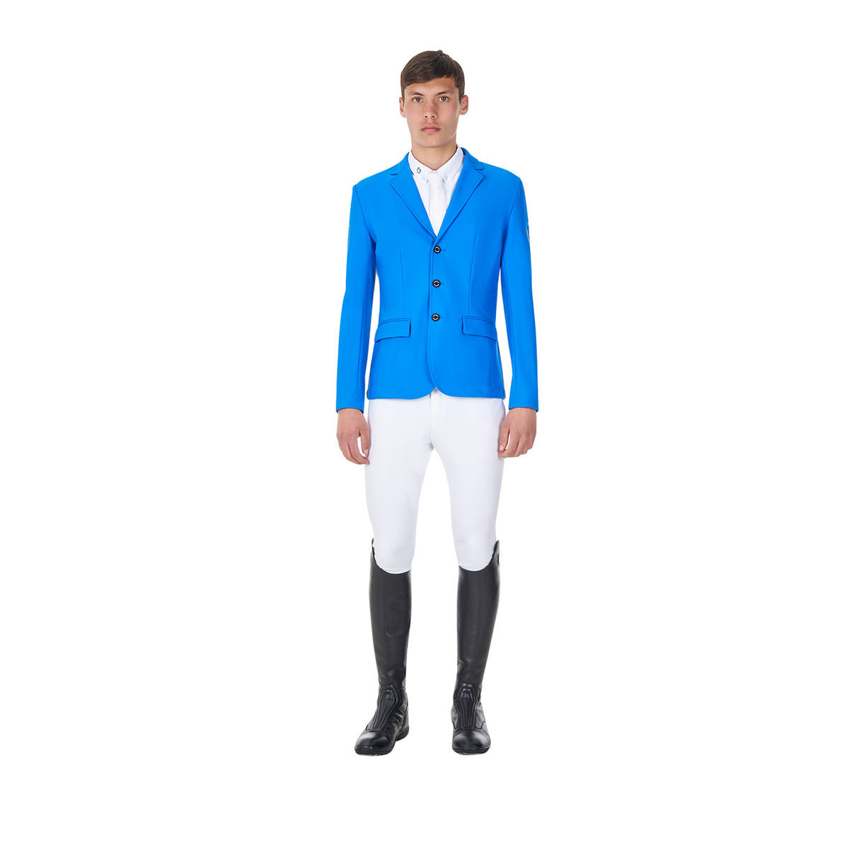 Giacca uomo da concorso tre bottoni Equestro X FISE