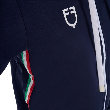 Felpa donna con cappuccio Equestro X FISE