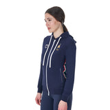 Felpa donna con cappuccio Equestro X FISE