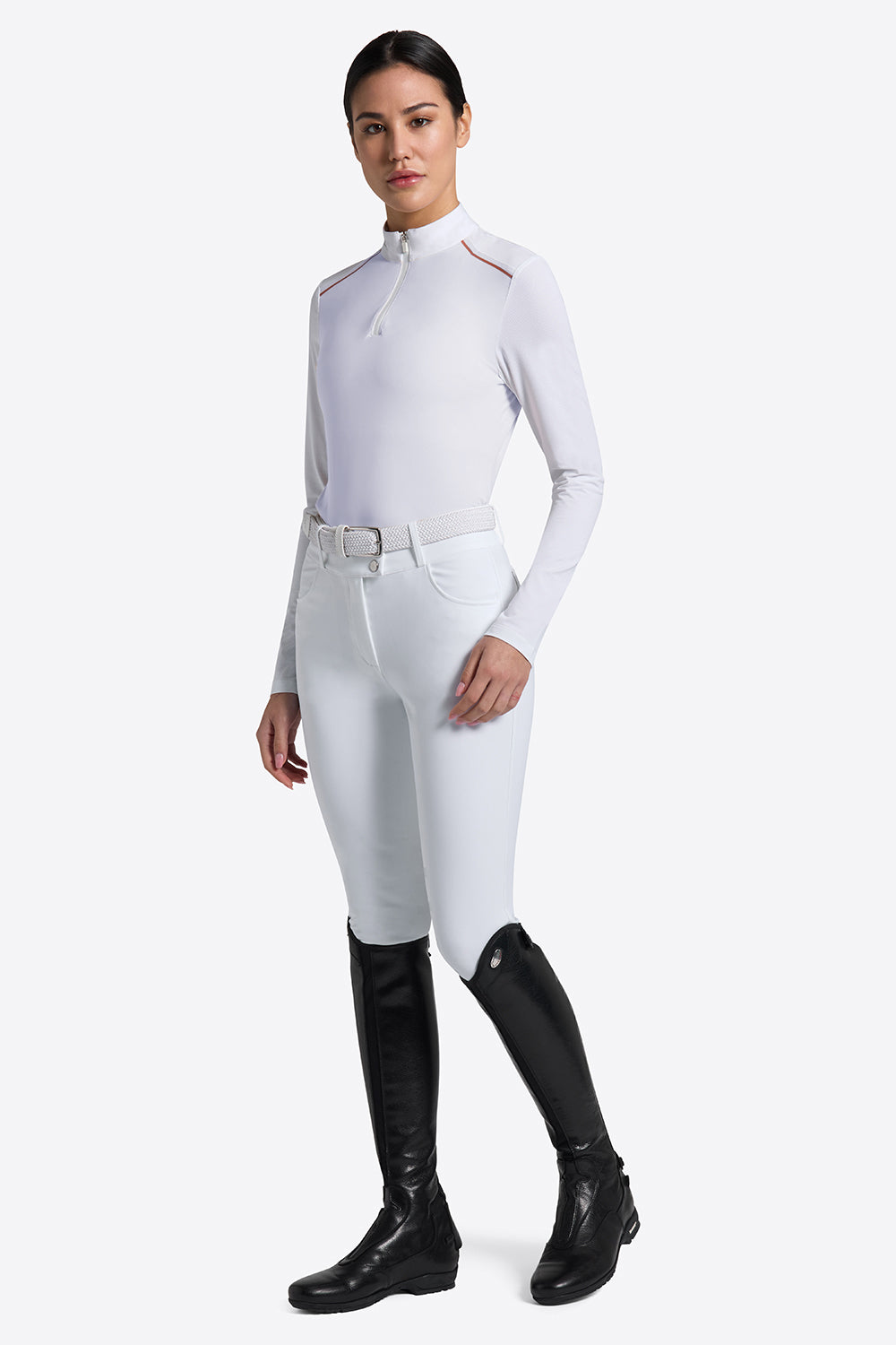 Camicia da gara RG da Donna in Jersey con Inserti Forati