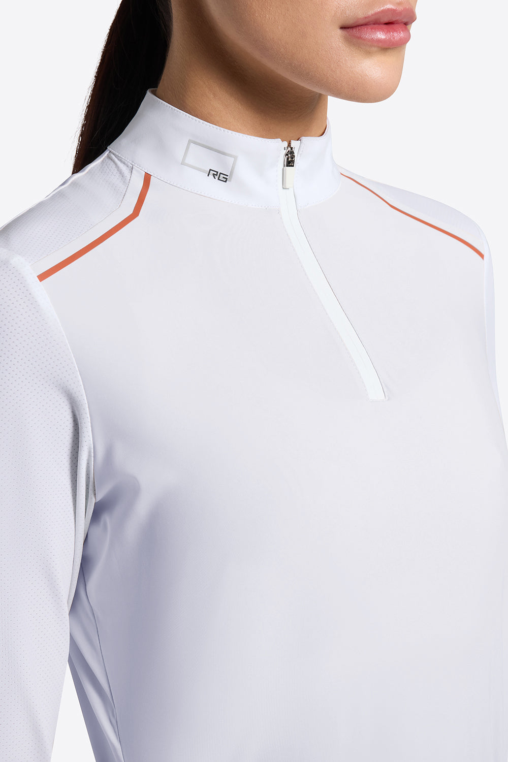 Camicia da gara RG da Donna in Jersey con Inserti Forati