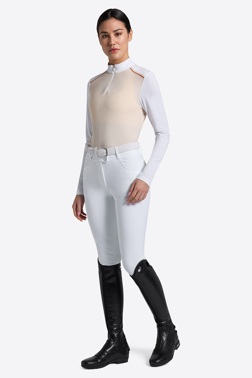 Camicia da gara RG da Donna in Jersey con Inserti Forati