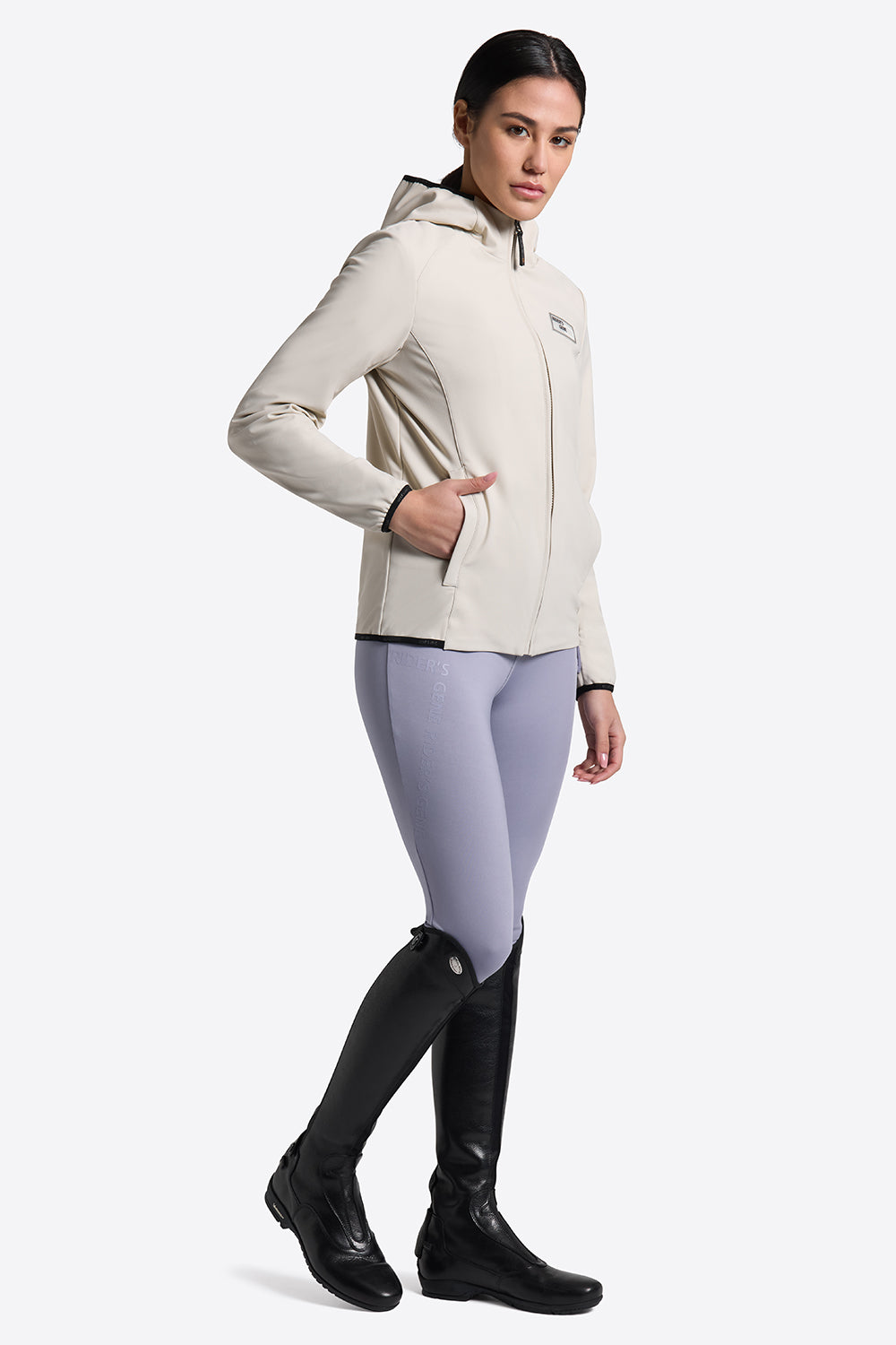 Softshell RG da Donna con Cappuccio e Zip
