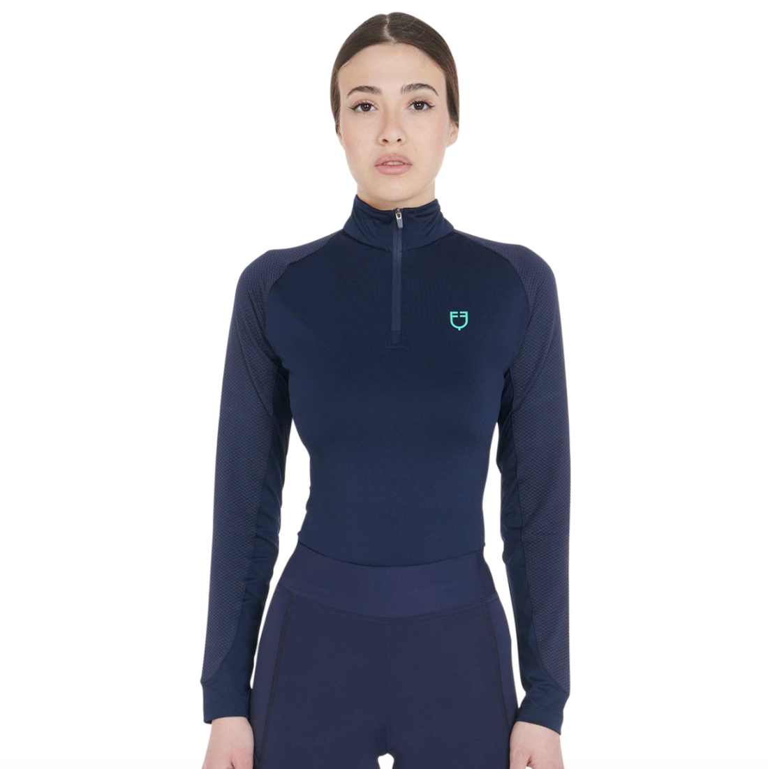 Maglia termica da allenamento donna manica lunga Equestro