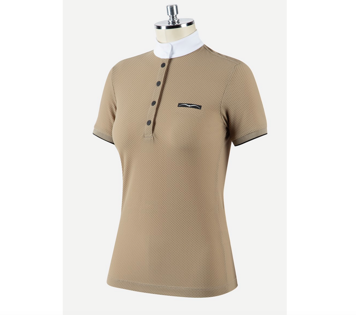 Polo da gara donna Animo modello Barby24S beige