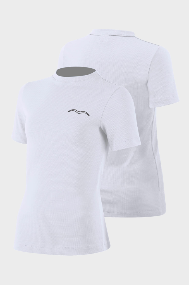 T-shirt unisex mezza manica modello Cheddar 24S Animo bianca