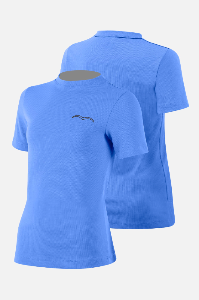 T-shirt unisex mezza manica modello Cheddar 24S Animo azzurra