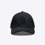 Cappellino con logo in silicone Cavalleria Toscana nero
