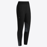 Leggings donna Cavalleria Toscana grip al ginocchio e tasca laterale neri