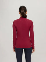 Maglia da allenamento donna con collo alto rouge Tommy Hilfiger