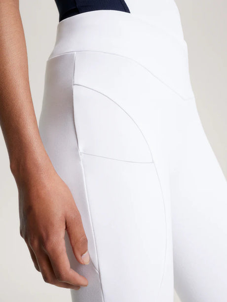 Leggings donna Elmira full grip Tommy Hilfiger bianco