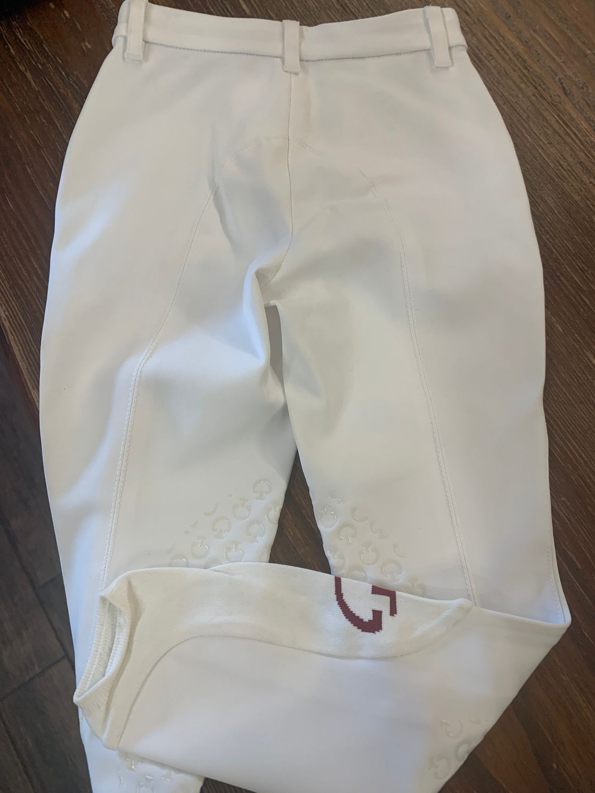 Pantaloni per bambini con grip al ginocchio, realizzati in jersey tecnico Cavalleria Toscana