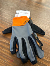 Guanti modello Lier Roeckl arancio,grigio e nero