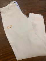 Pantalone da gara bianco bambino unisex RG