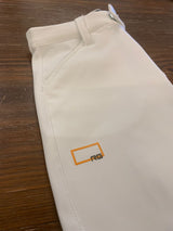 Pantalone da gara bianco bambino unisex RG