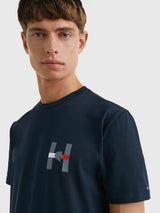 T-shirt uomo con stampa Tommy Hilfiger desert sky