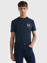 T-shirt uomo con stampa Tommy Hilfiger desert sky