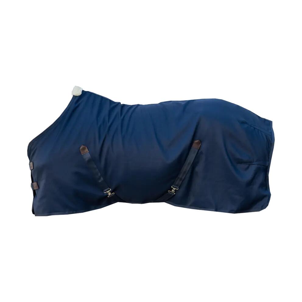 Coperta in cotone da box Kentucky navy