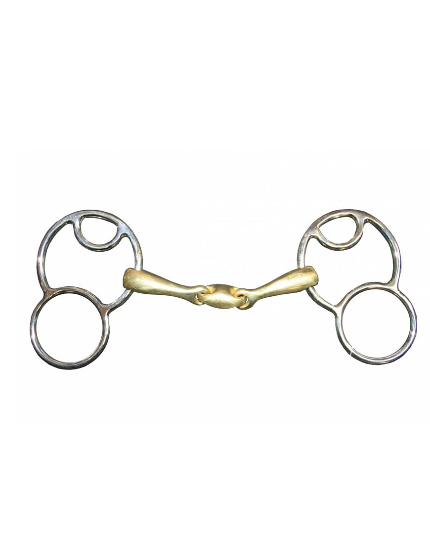 Sartore - Morso Western In Acciaio Inox Pieno A Collo D'oca 12 Mm