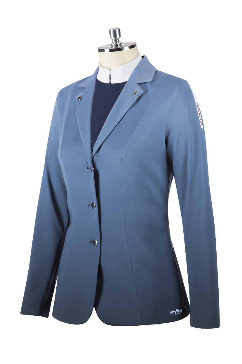 Giacca impermeabile da concorso donna modello 'LUGO 22T' blu